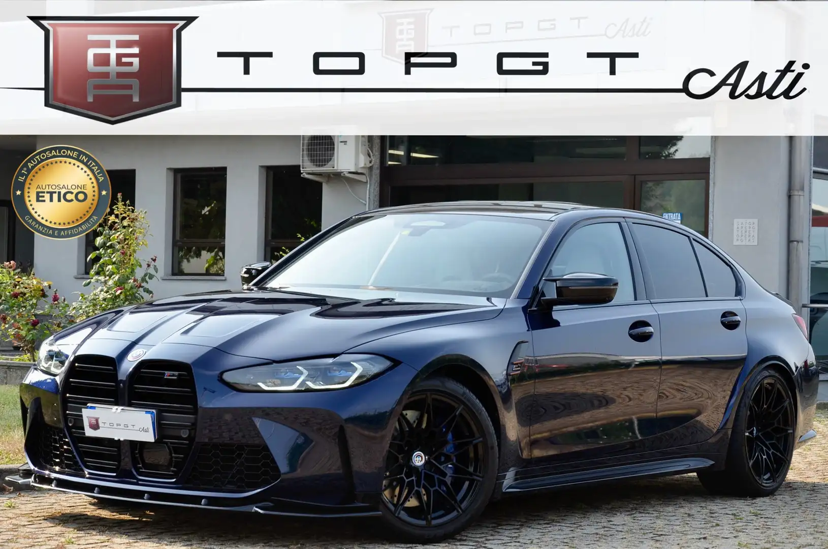 BMW M3 3.0 Competition 510cv BOLLO APPENA PAGATO  PERMUTE Bleu - 1