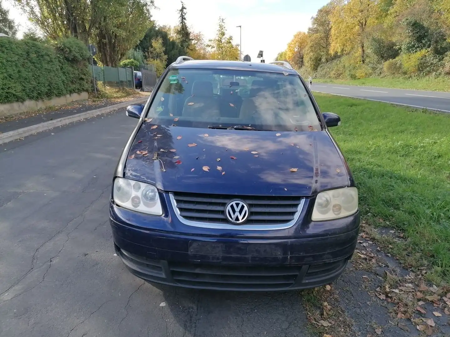 Volkswagen Touran HighlineAutom.Tü26.gutberAlus,2Hand. Blau - 1