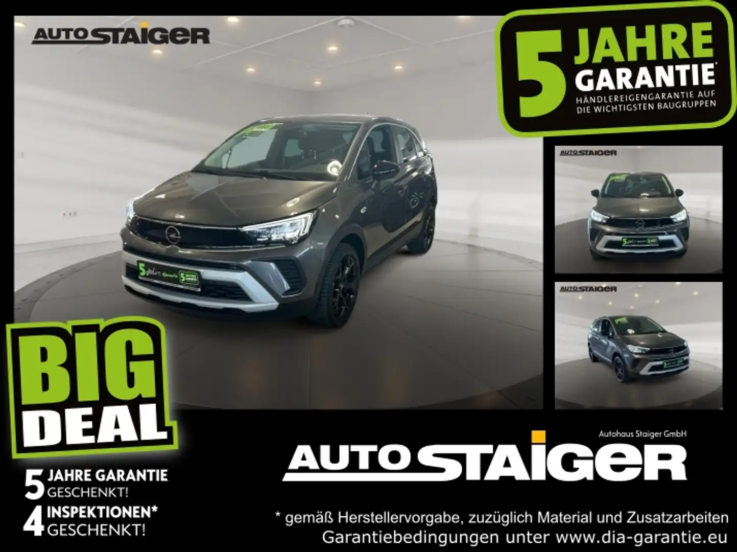 Opel Crossland Elegance Automatik Kamera, Navi,... Grau - 1