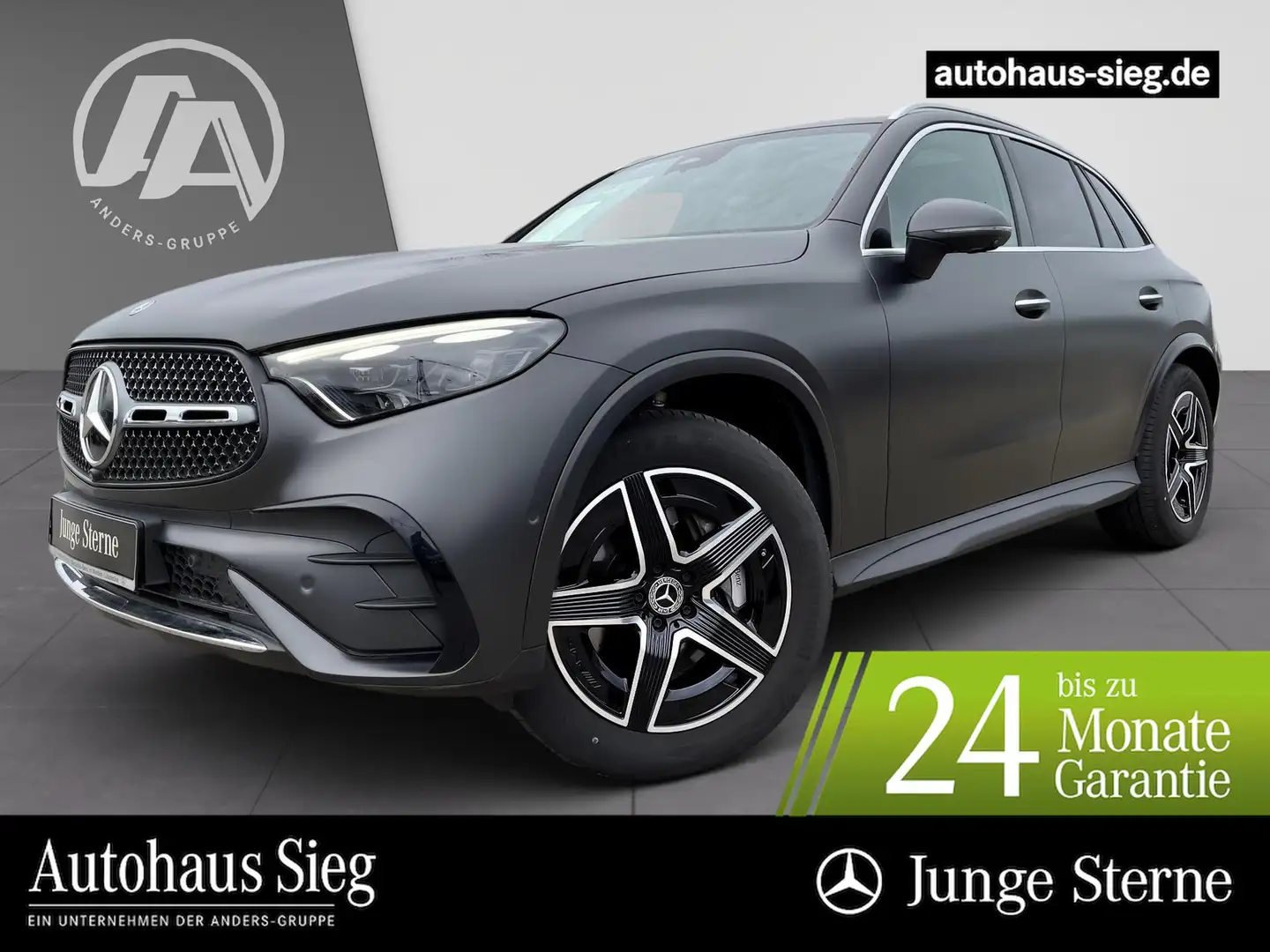 Mercedes-Benz GLC 300 d 4M AMG+Pano+Burm+HUD+AHK+H-LENK+AIR+36 Gris - 1