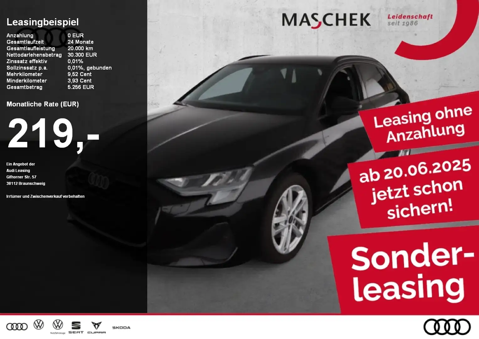 Audi A3 Sportback 30 TFSI SONOS Navi HeadUp VC FLA Nero - 1