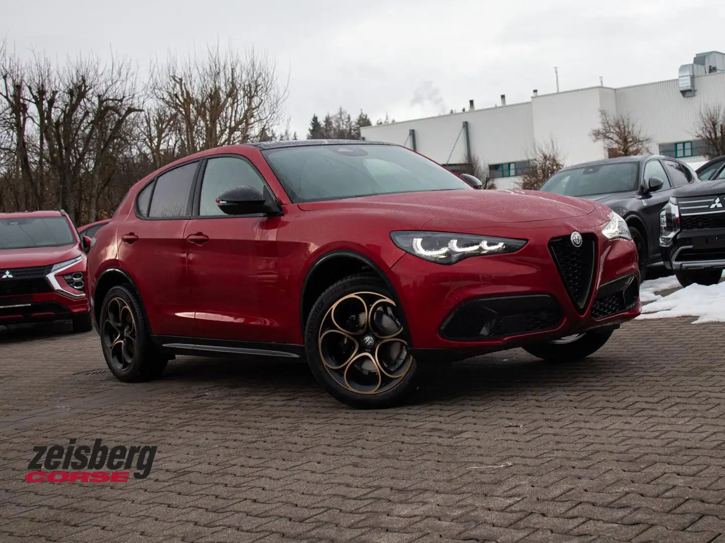 Alfa Romeo Stelvio Intensa 2.0 Q4 Panorama+Technologie-Paket Rot - 1