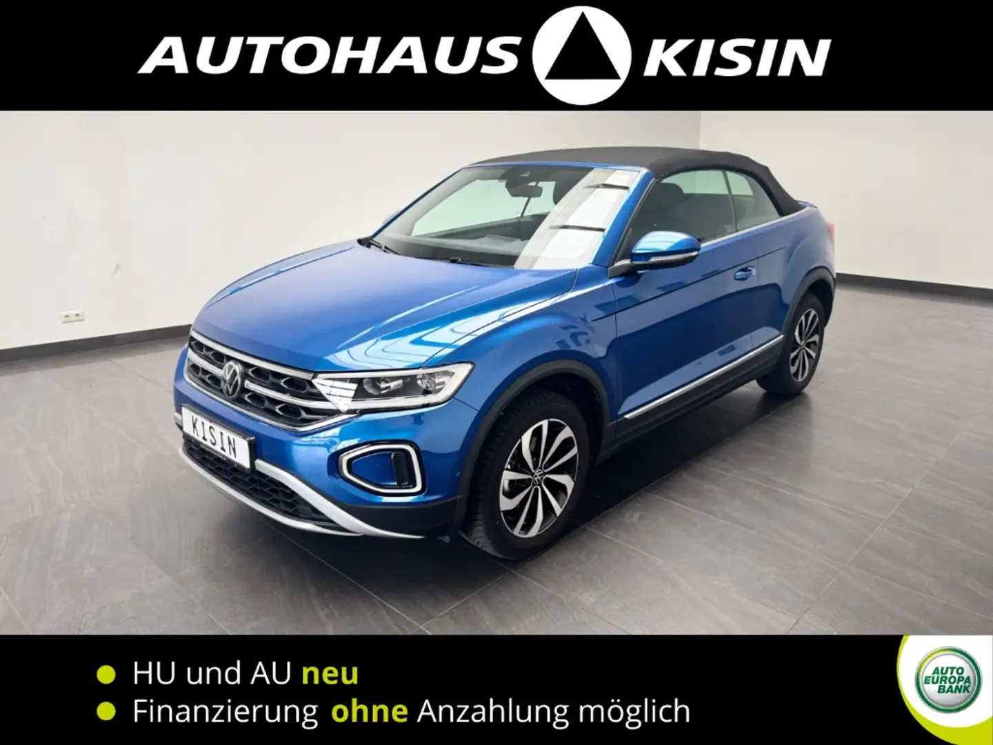 Volkswagen T-Roc Cabriolet Style 1.5 TSI /StandHZG /AHK Blau - 1