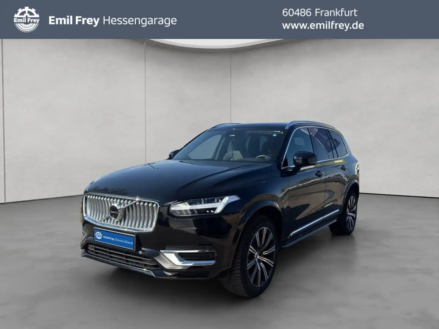 Volvo XC90 XC90 B5 AWD Plus-Bright 7S Glasd Standh 360° AHK Schwarz - 1