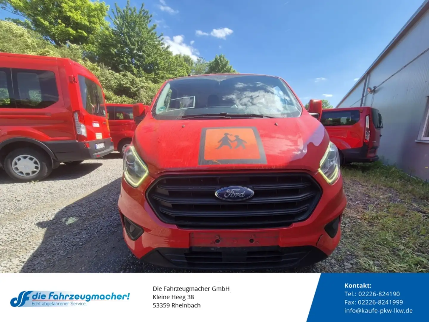 Ford Transit Custom Kombi 320 L1 *UNFALLWAGEN *3201 Rot - 1
