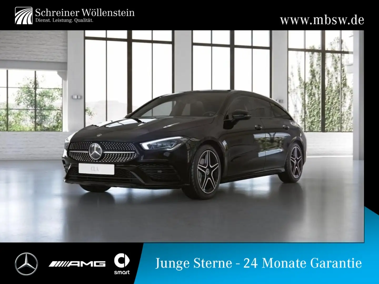 Mercedes-Benz CLA 200 d SB AMG*Night*Pano*AHK*FAP*Multibeam* Negro - 1
