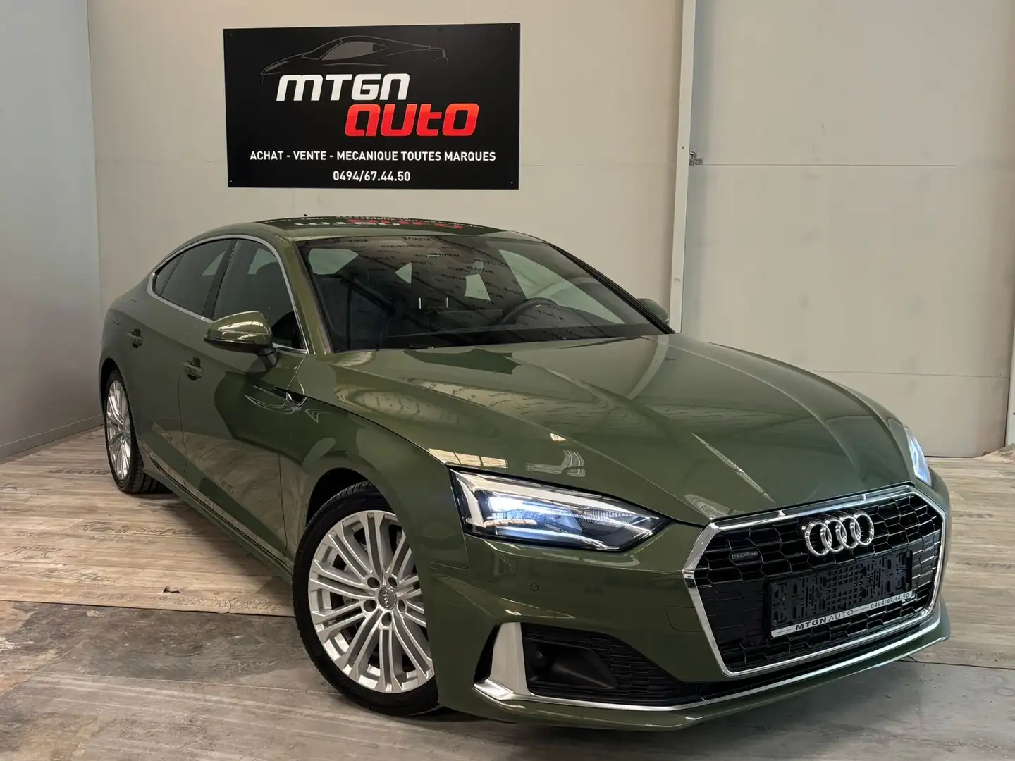 Audi A5 A5 Sportback 50 TDi Quattro Advanced Tiptronic Grün - 1