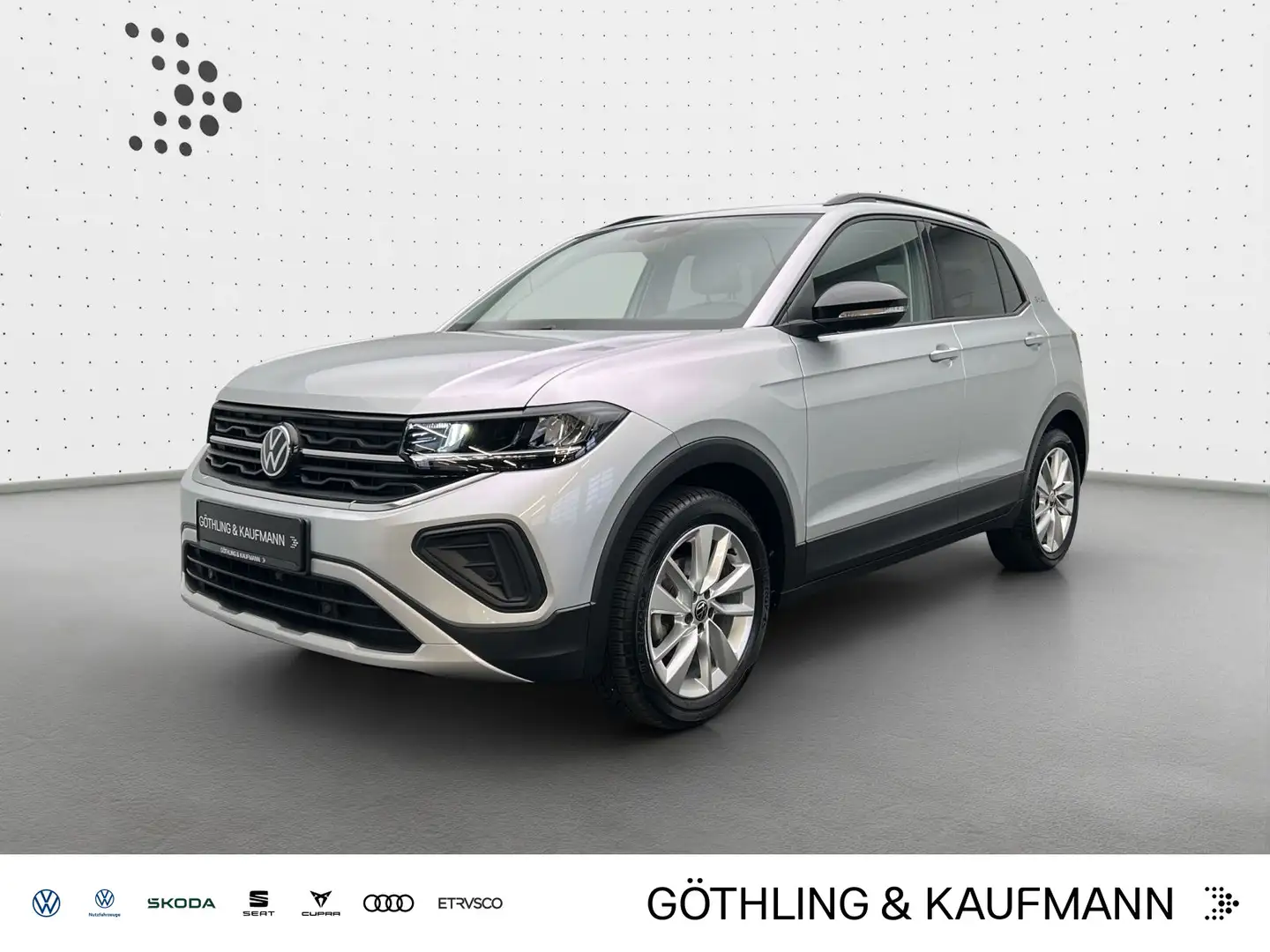 Volkswagen T-Cross Life GOAL 1.0 TSI*NAVI*LED*SHZ*PDC*ACC*A Silber - 1