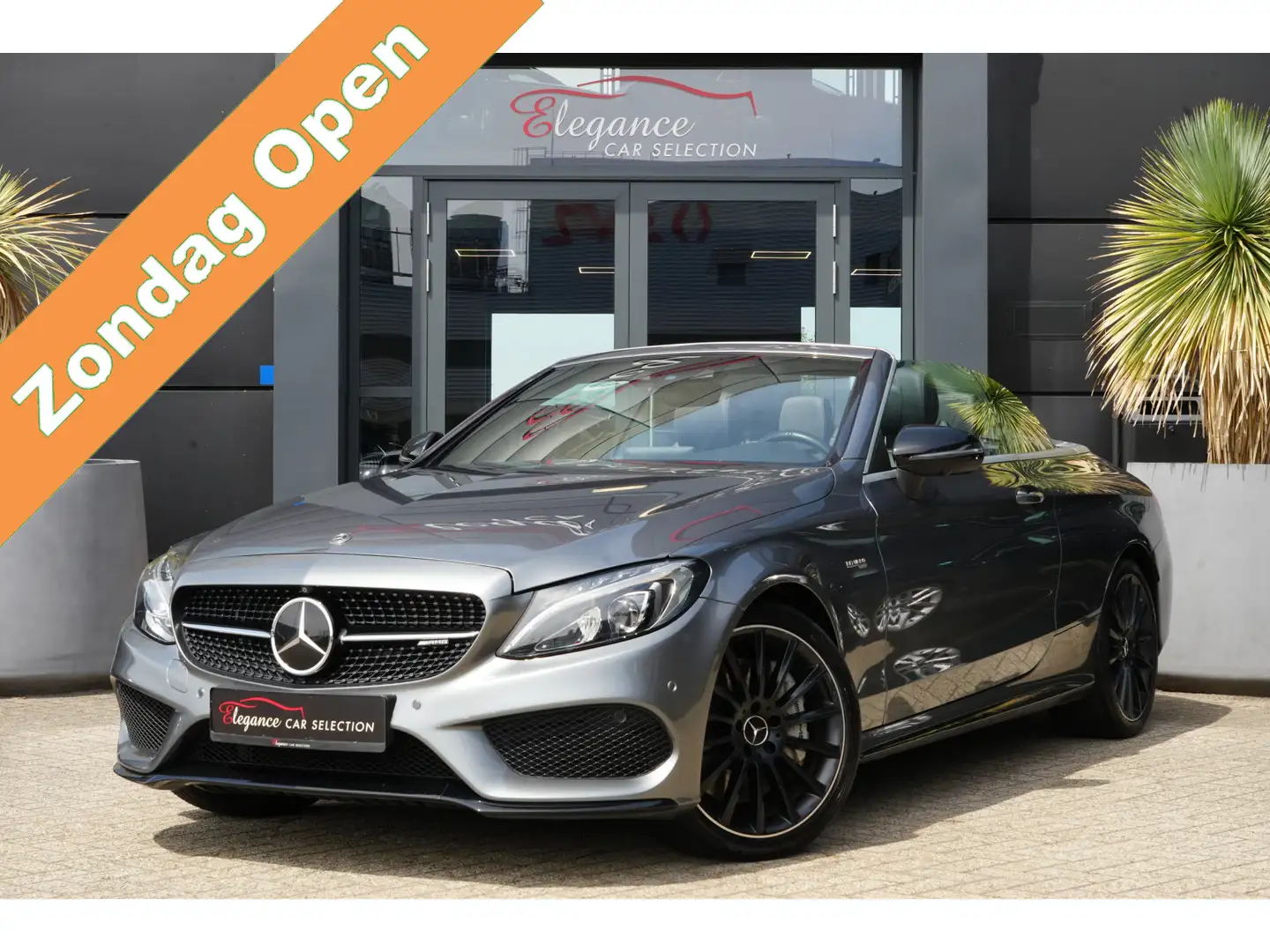 Mercedes-Benz C 43 AMG Cabrio 4MATIC 368pk Navigatie/Stoelverwarming/360C Grijs - 1