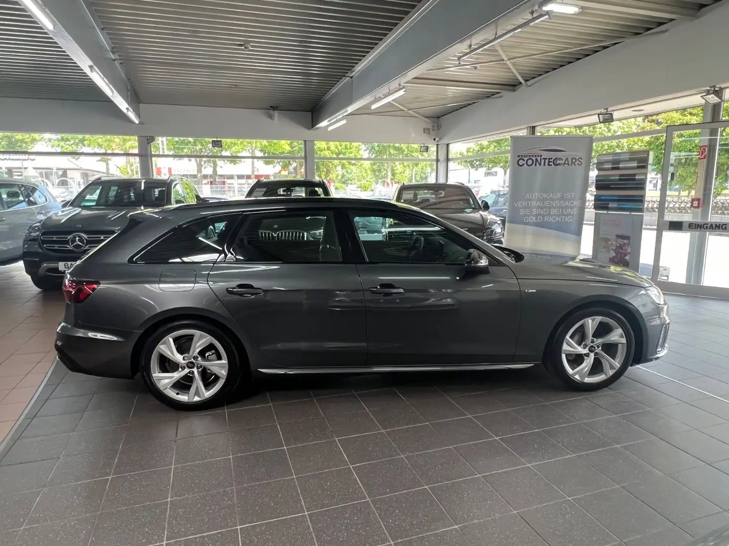 Audi A4 Avant 40 TFSI S line Tour+LED+KAM+AMB+3Z+uvm. Grijs - 1
