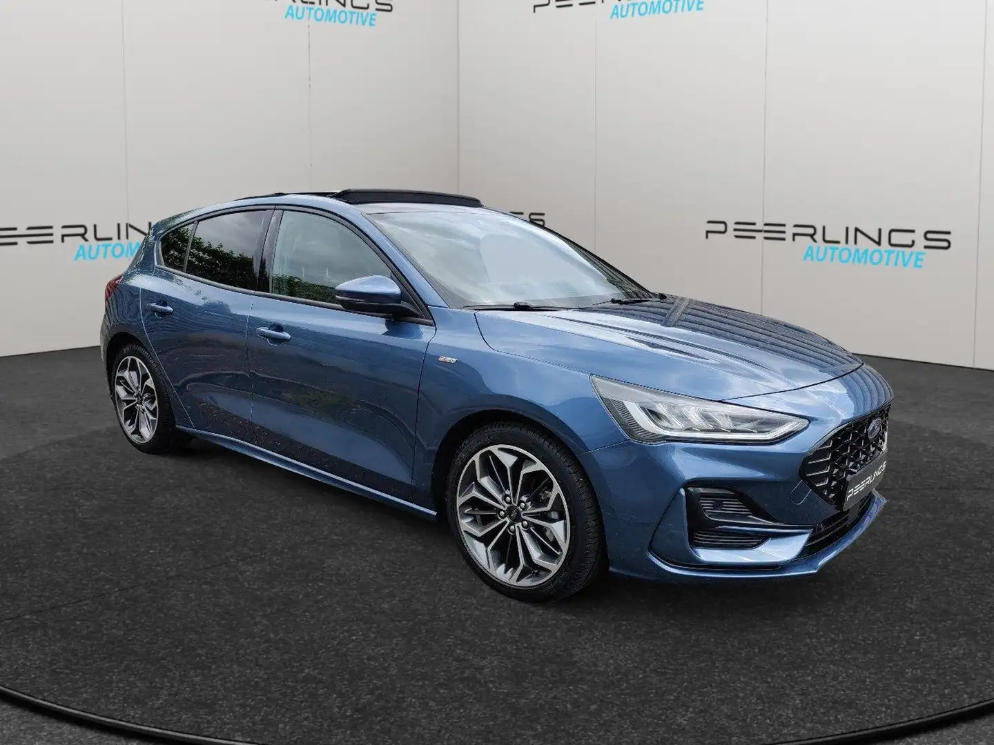 Ford Focus EcoBoost mHEV ST-Line X AUT Blau - 1