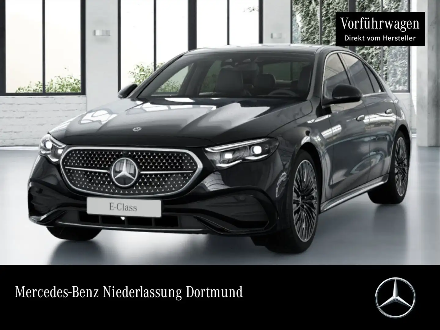 Mercedes-Benz E 200 d AMG Sportpaket AMG 20" Pano-Dach Distronic Schwarz - 1