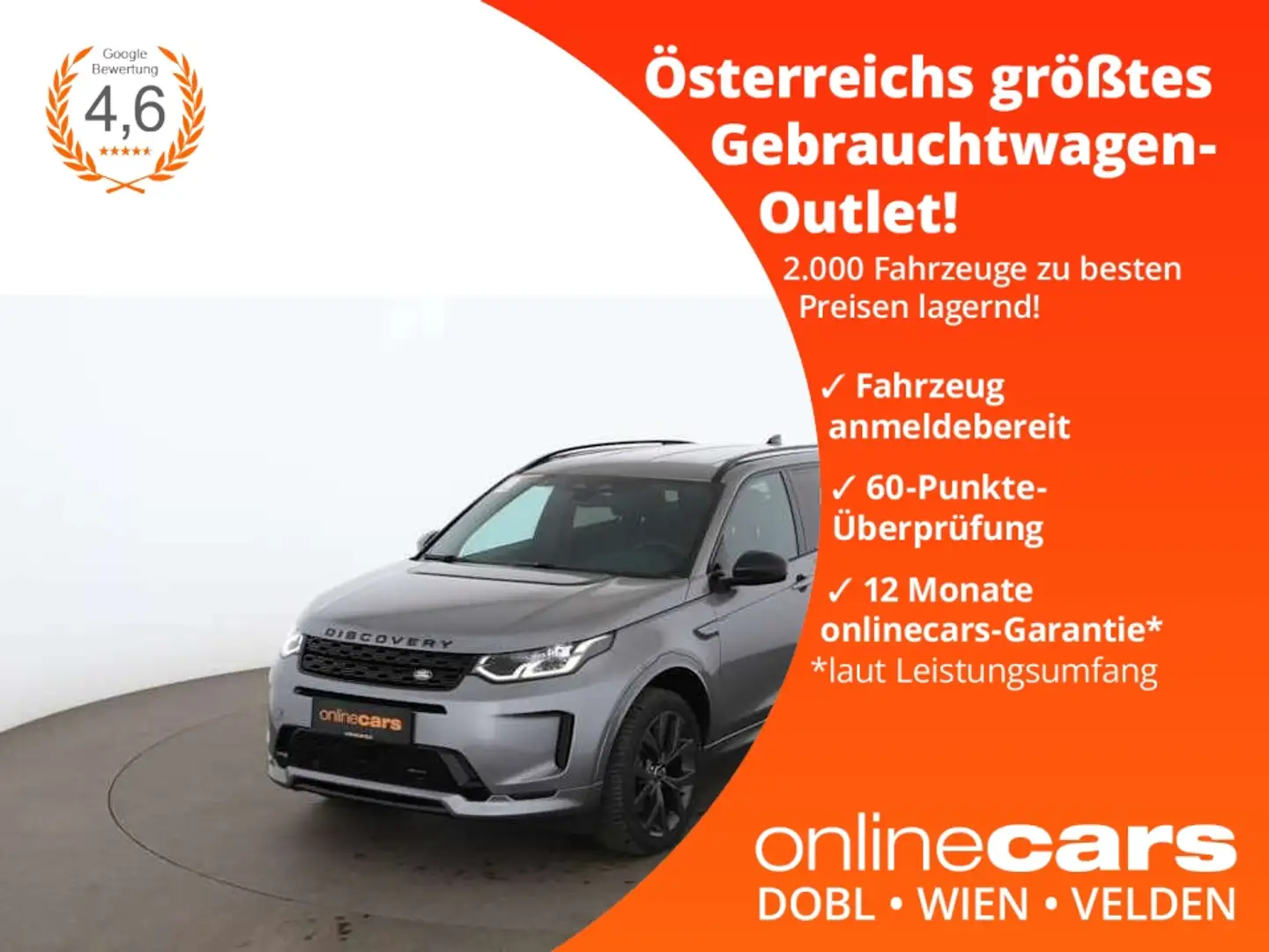 Land Rover Discovery Sport 1.5 P300e SE AWD Aut LED RADAR Grau - 1
