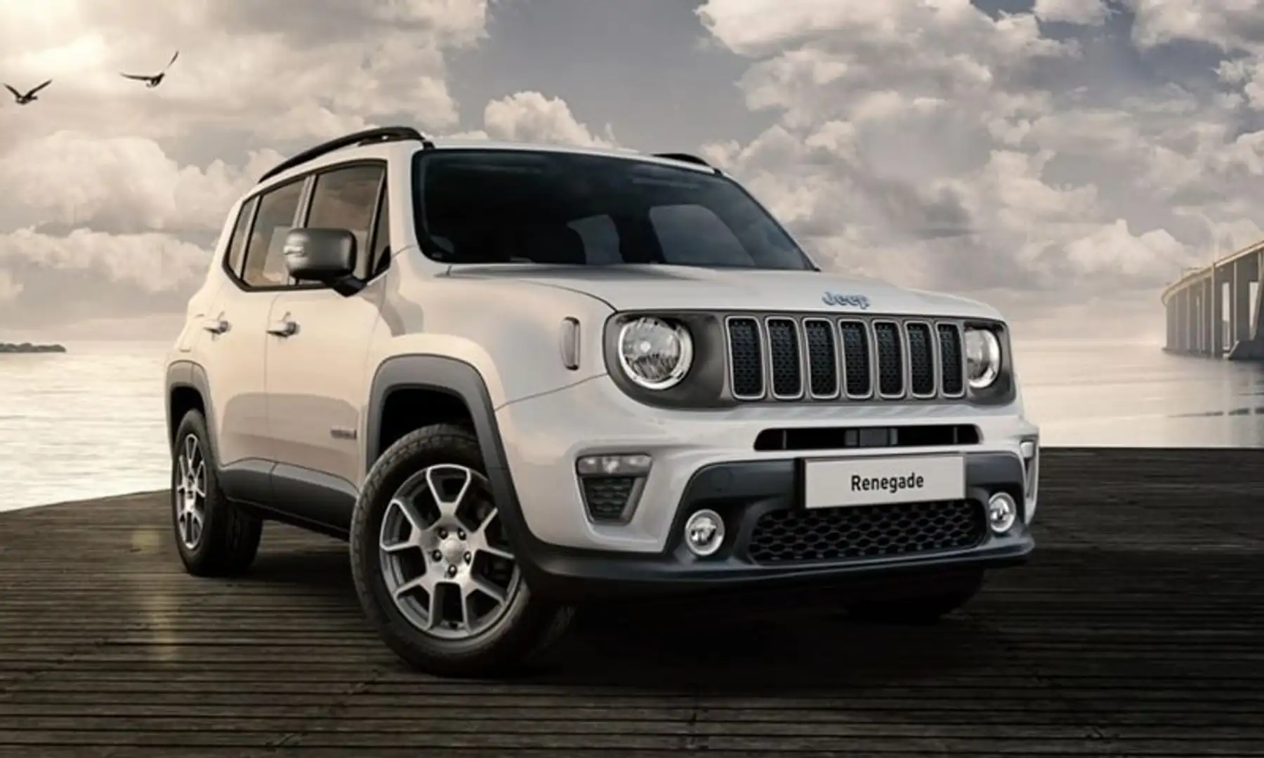 Jeep Renegade 1.3 T4 190CV PHEV 4xe AT6 Limited Blanc - 1
