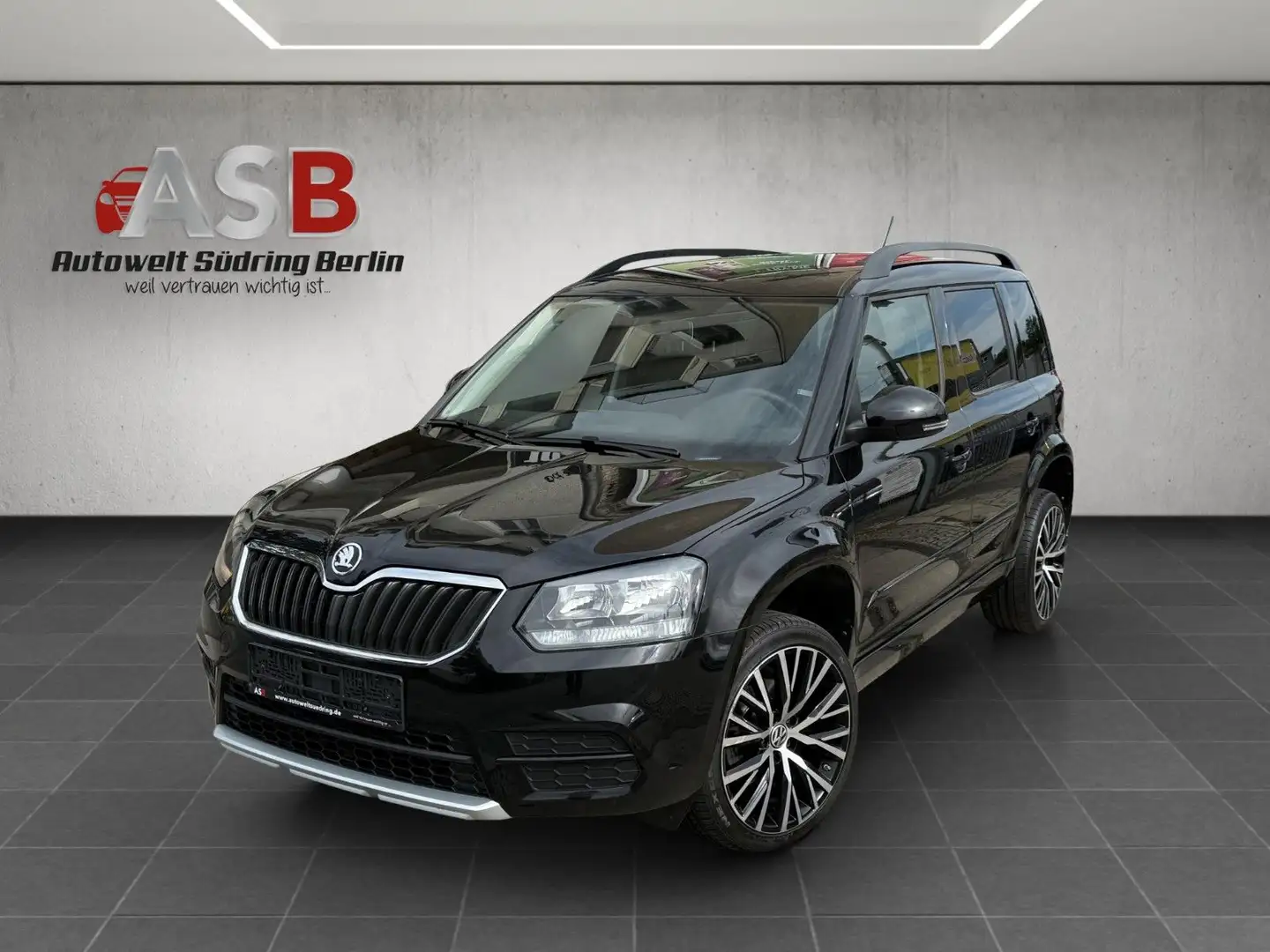 Skoda Yeti Active 1,2 TSI Automatik*Klimaanlage*1.Hand Schwarz - 1