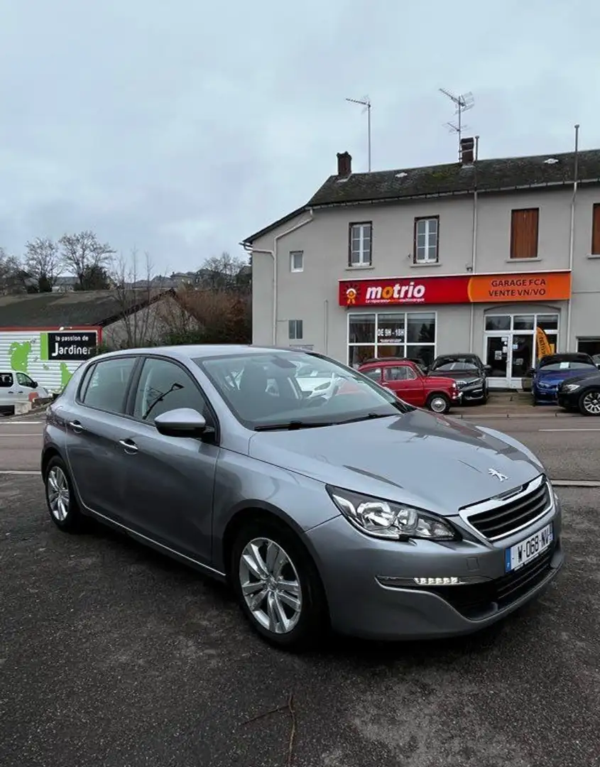 Peugeot 308 1.6 Bluehdi 115 cv active EAT6 Gris - 1