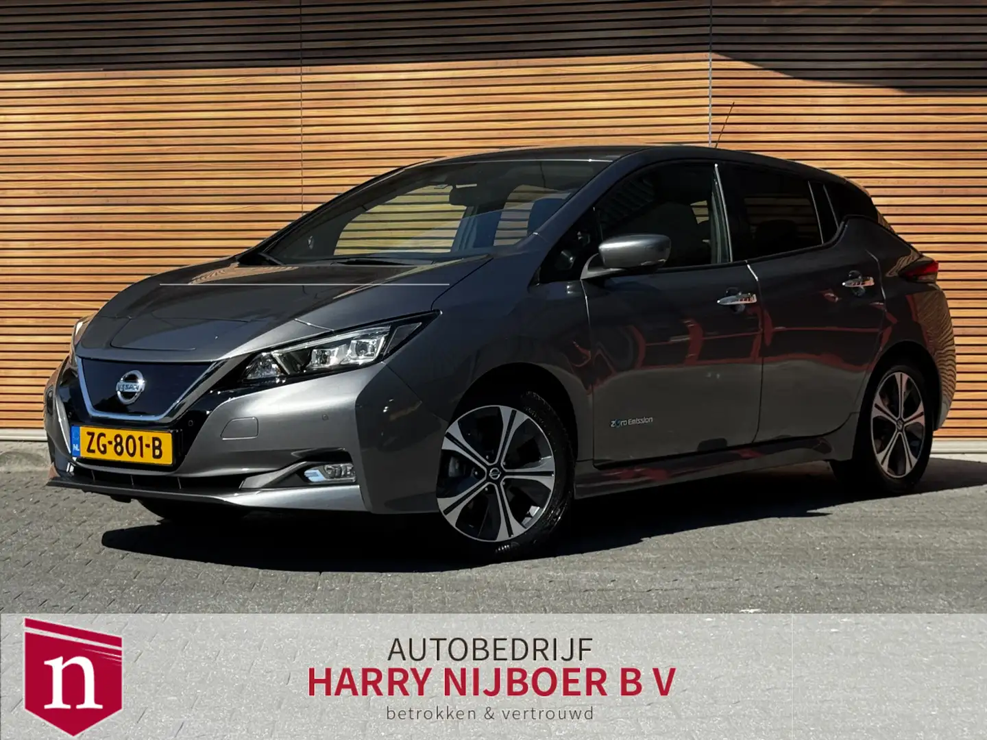Nissan Leaf Tekna 40 kWh Camera / Trekhaak / Navigatie Grijs - 1