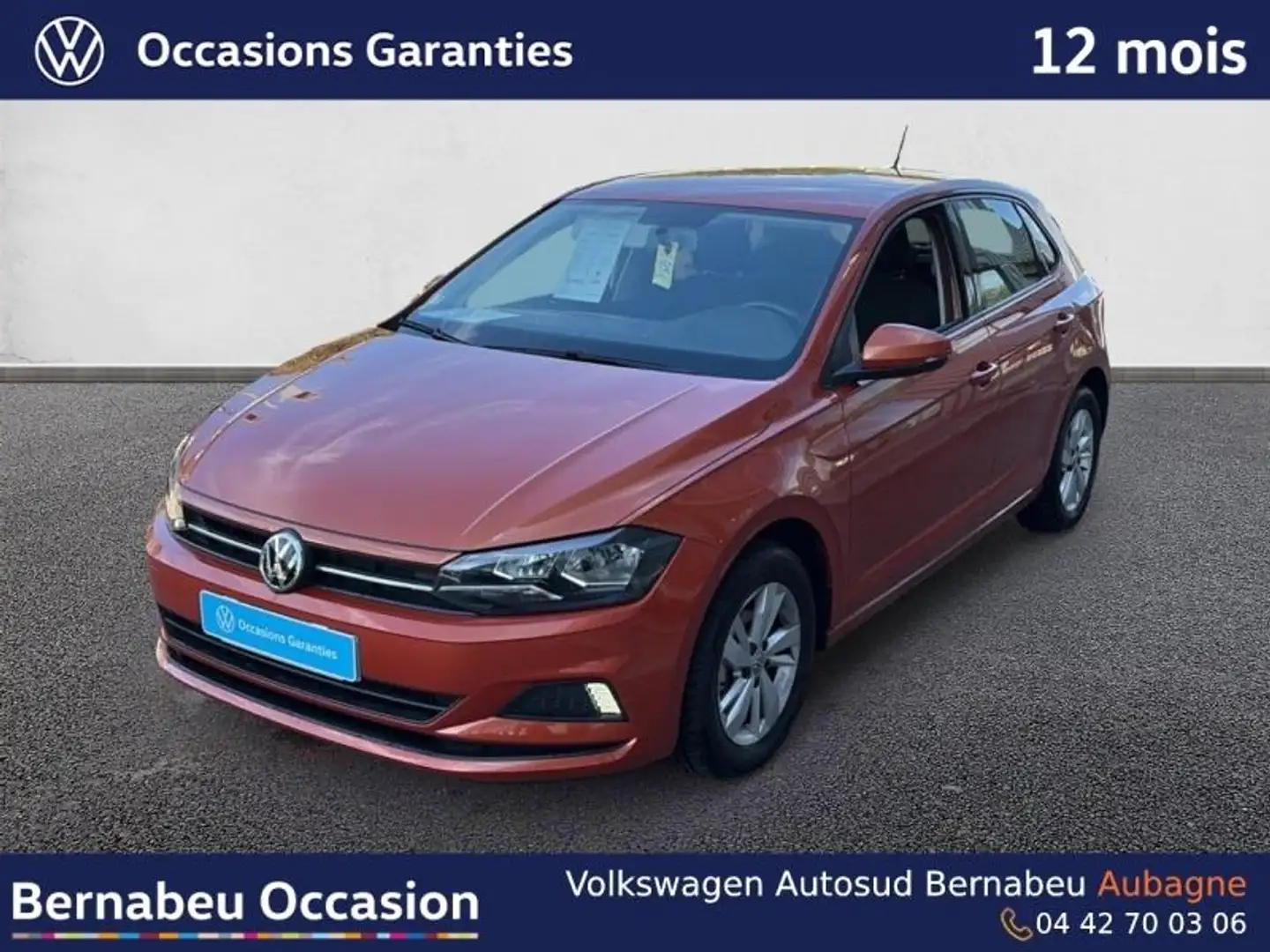 Volkswagen Polo 1.0 TSI 95ch Confortline Oranje - 1
