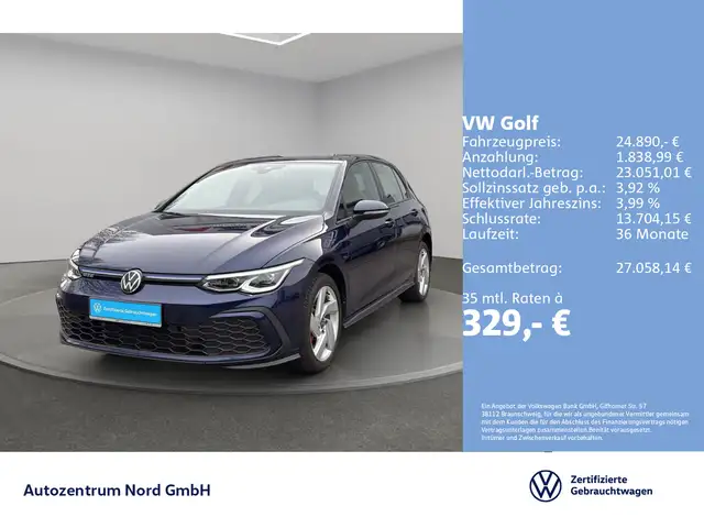Volkswagen Golf GTE VIII 1.4 GTE DSG NAVI+LED+ACC+SPORTSITZE