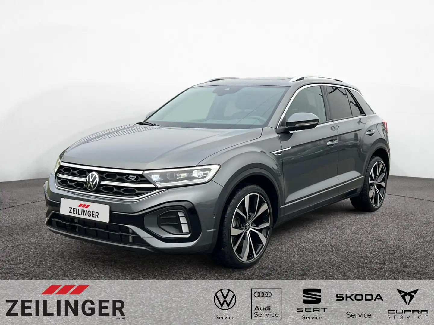 Volkswagen T-Roc R-Line TSI DSG|PANO|19"|LED+|KAMERA|WINTER Grau - 1