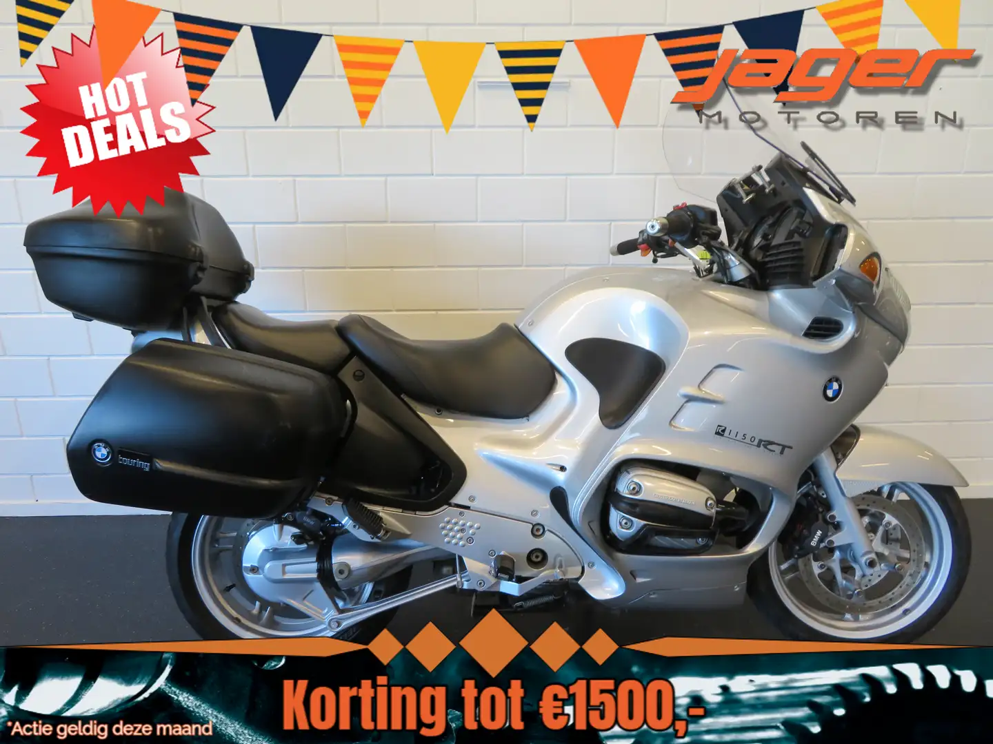 BMW R 1150 RT ABS STRAKKE TOURER! Zilver - 1