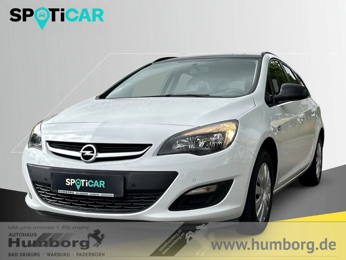 Opel Astra ST 1.4 Turbo Selection Klimaautom Ambientebeleucht Weiß - 1