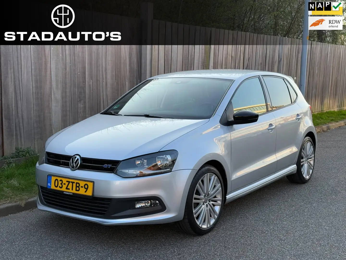 Volkswagen Polo 1.4 TSI BlueGT DSG Bluetooth|NAP|1e eigenaar! Gris - 1
