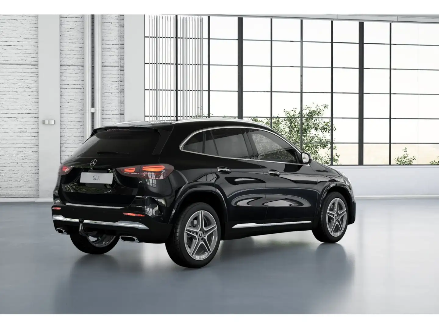 Mercedes-Benz GLA 200 AMG+PANO+DISTR+TOTW+AMBIENTE+KAMERA+AHK Zwart - 2
