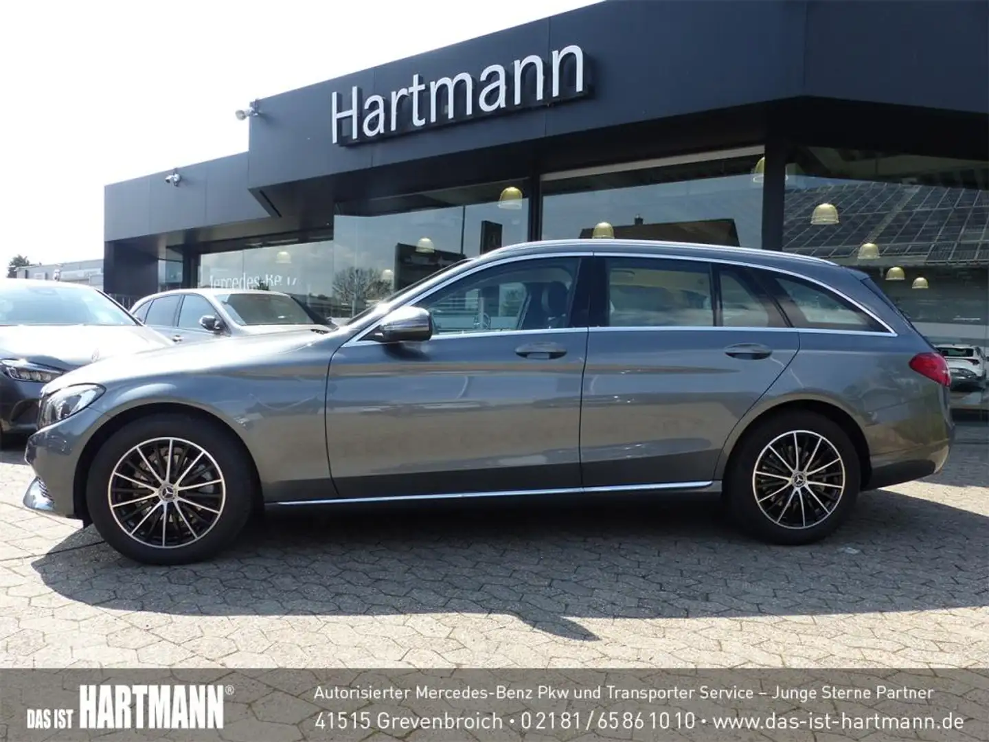Mercedes-Benz C 180 T-Modell EXCLUSIVE+TOTWINKEL+LED+AMBIENTE+NAV+PDC siva - 2