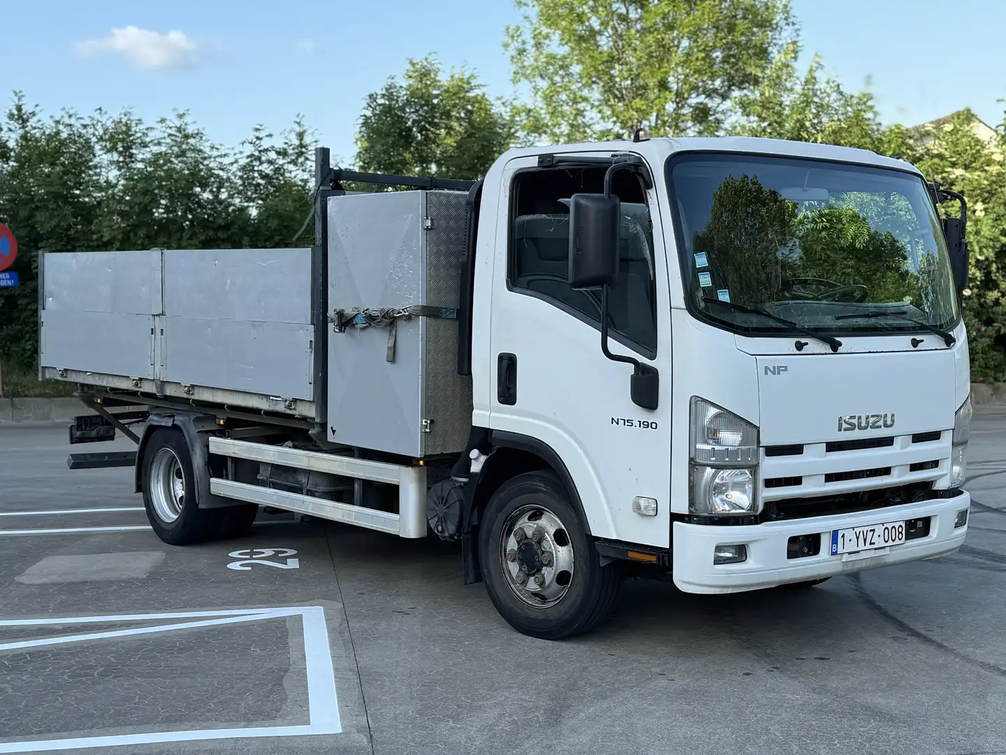Isuzu NNR N75.190 / LICHTE VRACHT! / AUTOMAAT! / KIPPER! Blanc - 1