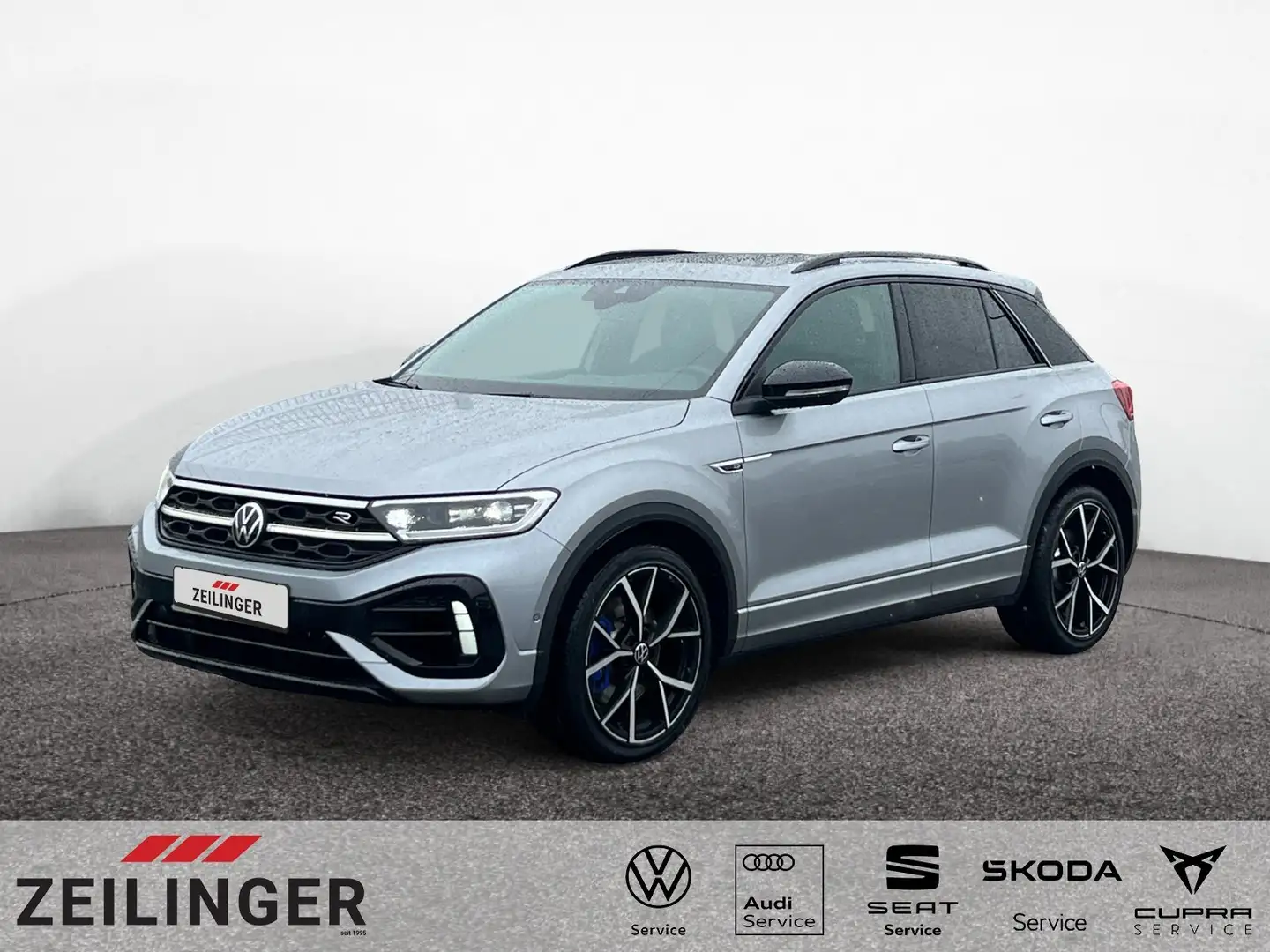 Volkswagen T-Roc R 4Mo. TSI DSG|PANO|AHK|BEATS|BLACK-STYLE Silber - 1