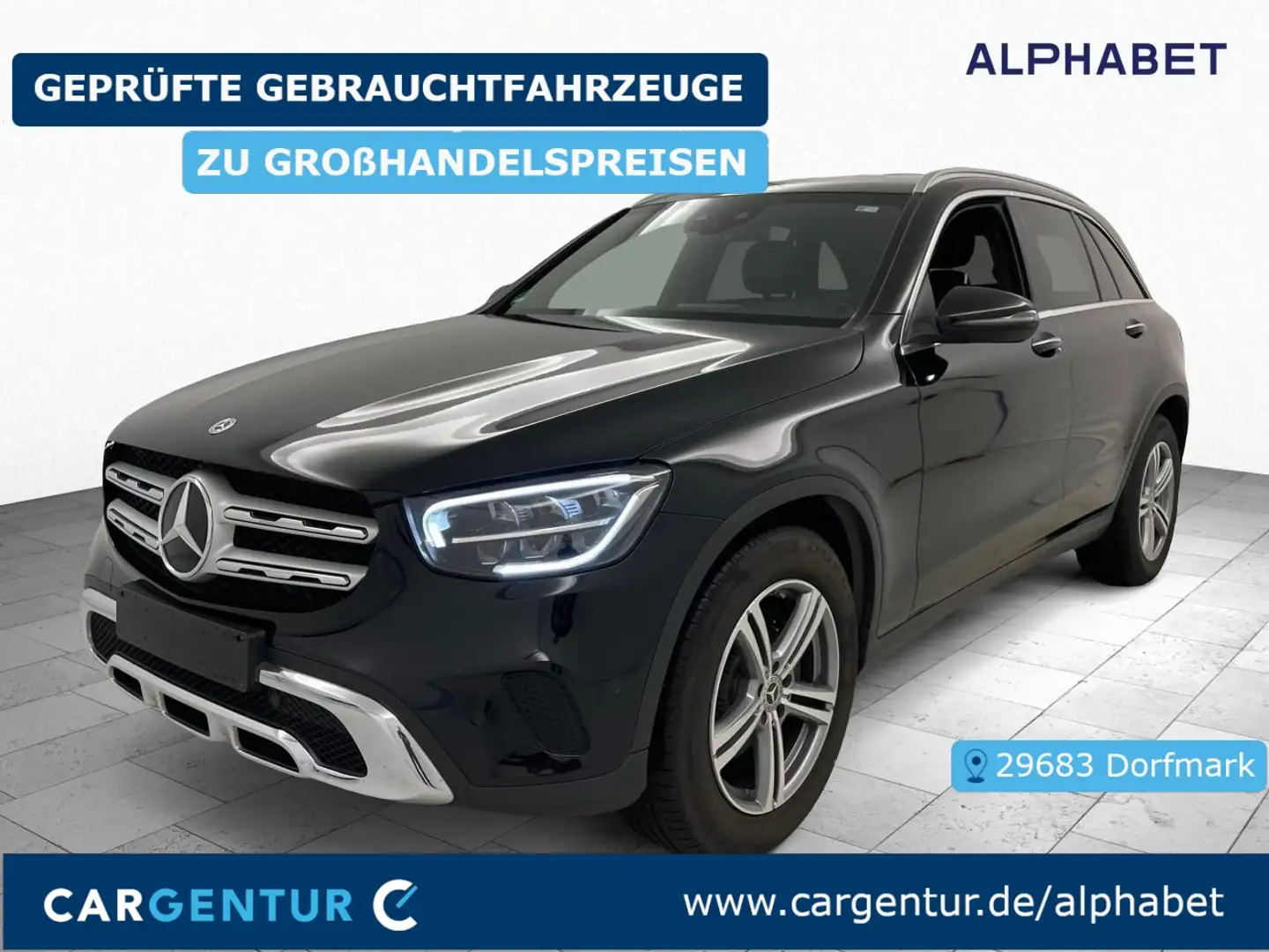 Mercedes-Benz GLC 220 d 4Matic AHK StHz ACC BLIS El.Heckkl. Schwarz - 1