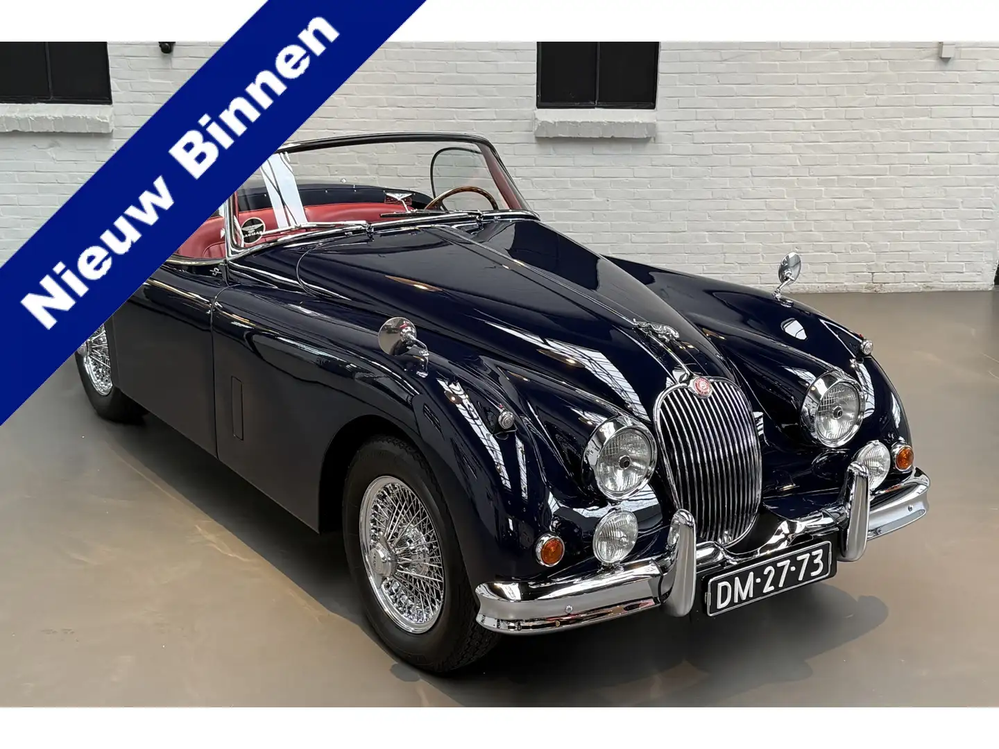 Jaguar XK 150 ROADSTER 3.8 "S" Rebuild 265bhp Triple carbure Bleu - 1
