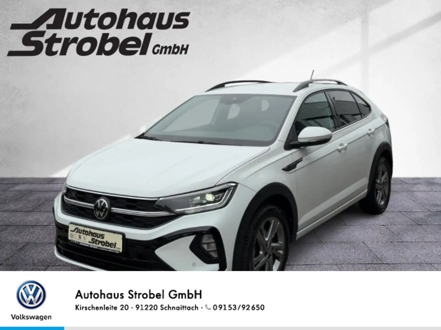 Volkswagen Taigo 1.5 TSI DSG R-Line AHK ACC LED-Matrix Kame Weiß - 1