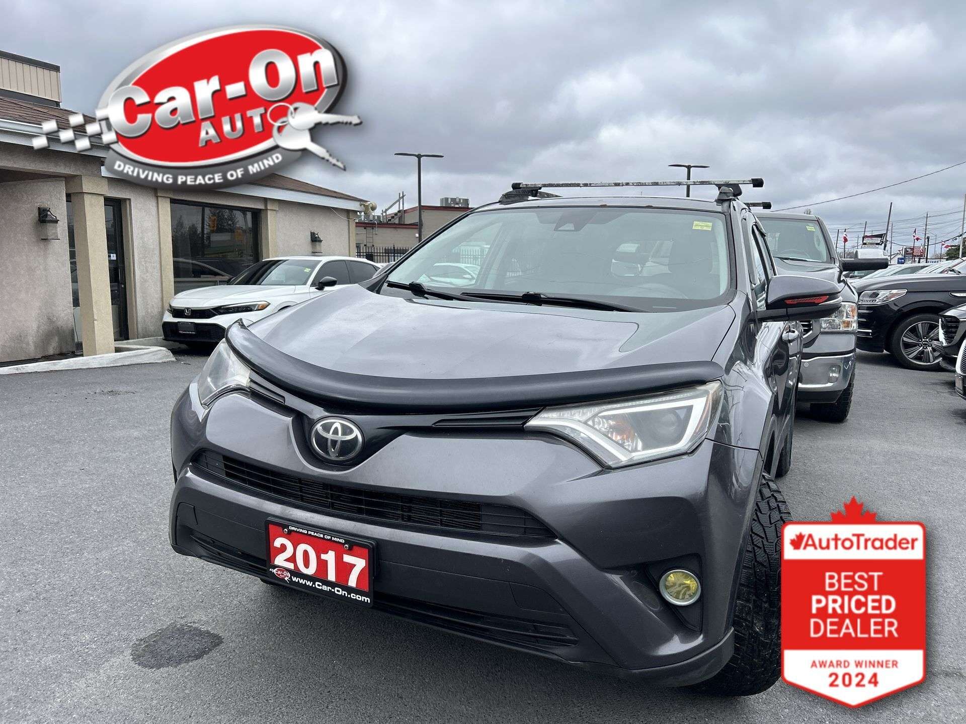Gray 2017 Toyota RAV4 LE AWD SUV / Crossover All-Wheel Drive Automatic