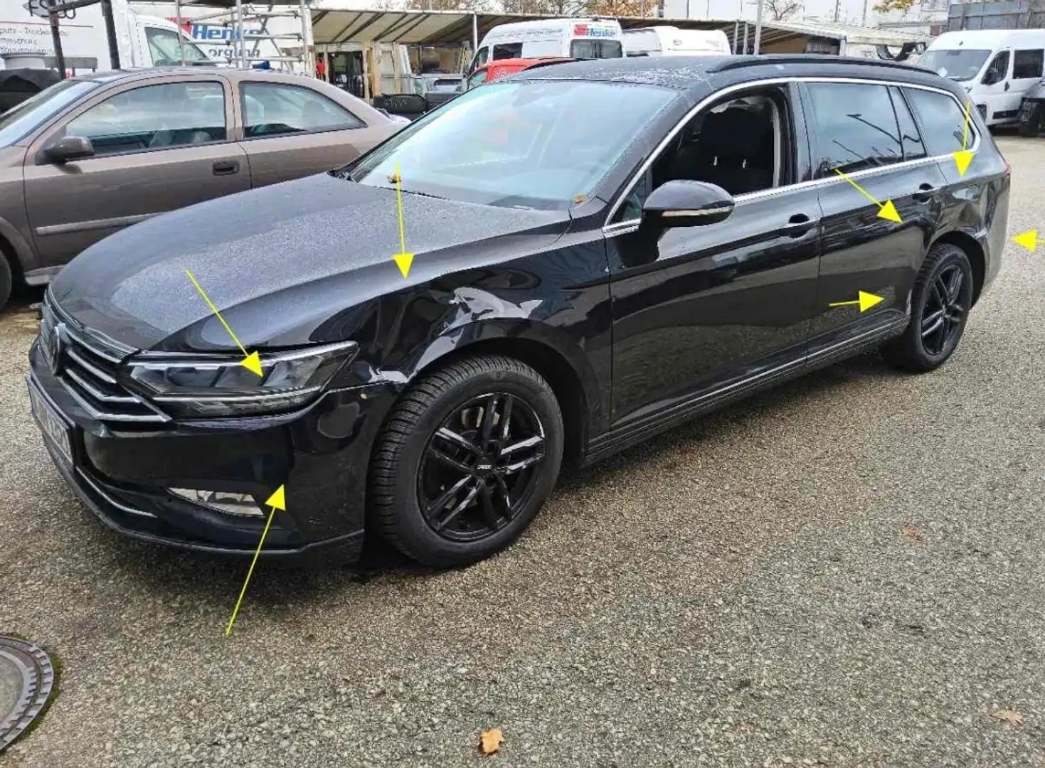 Volkswagen Passat Variant Business/1Hand/ Vollfahrbereit Straßenarbeit Schwarz - 2