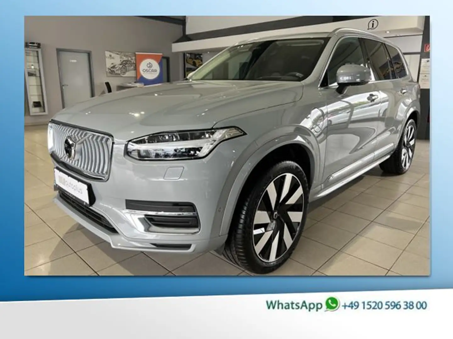 Volvo XC90 T8 Plus Bright Recharge AWD HeadUp Pano 360 Grau - 1