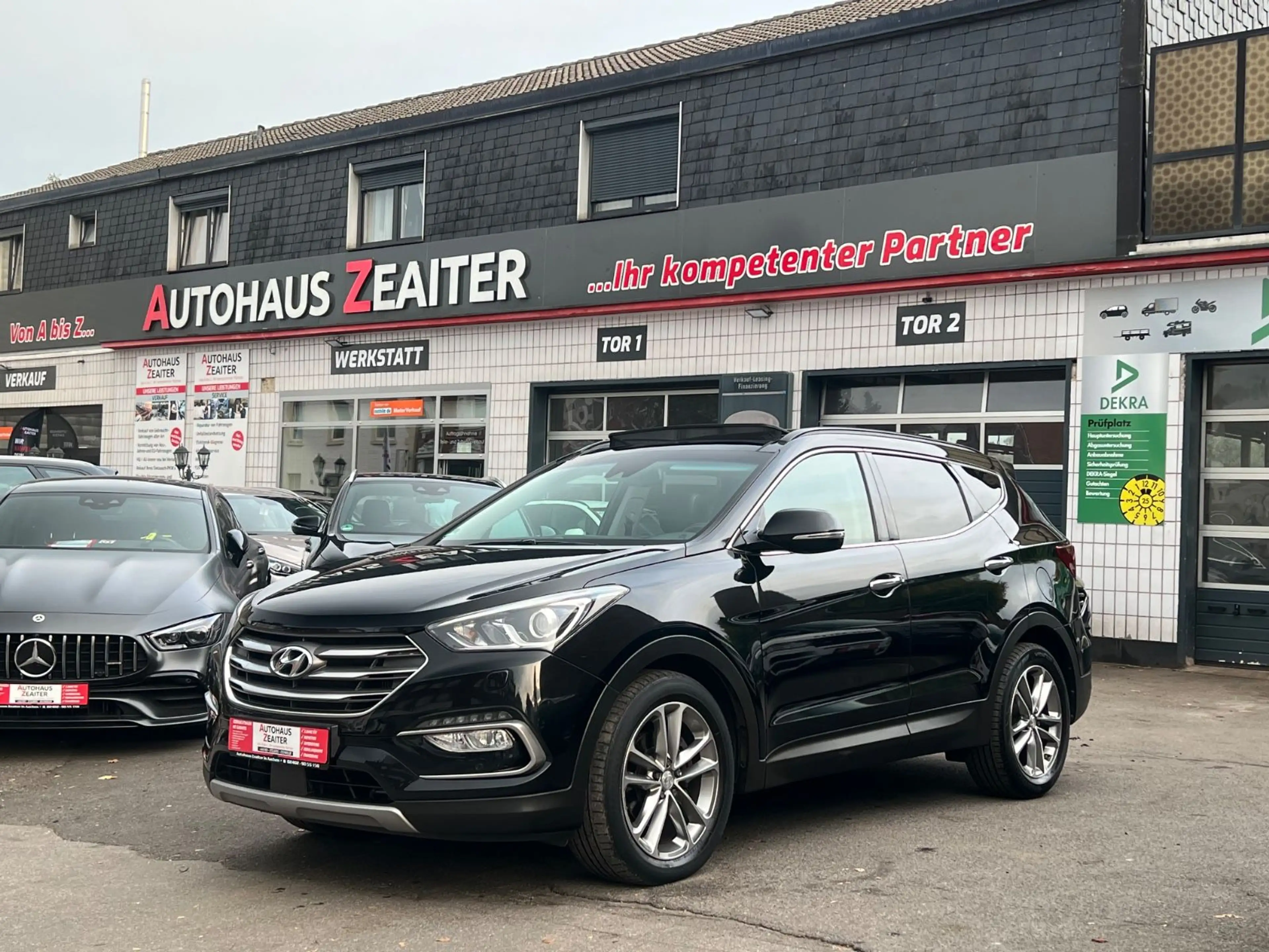 Hyundai SANTA FE blue Premium 4WD*Automatik*