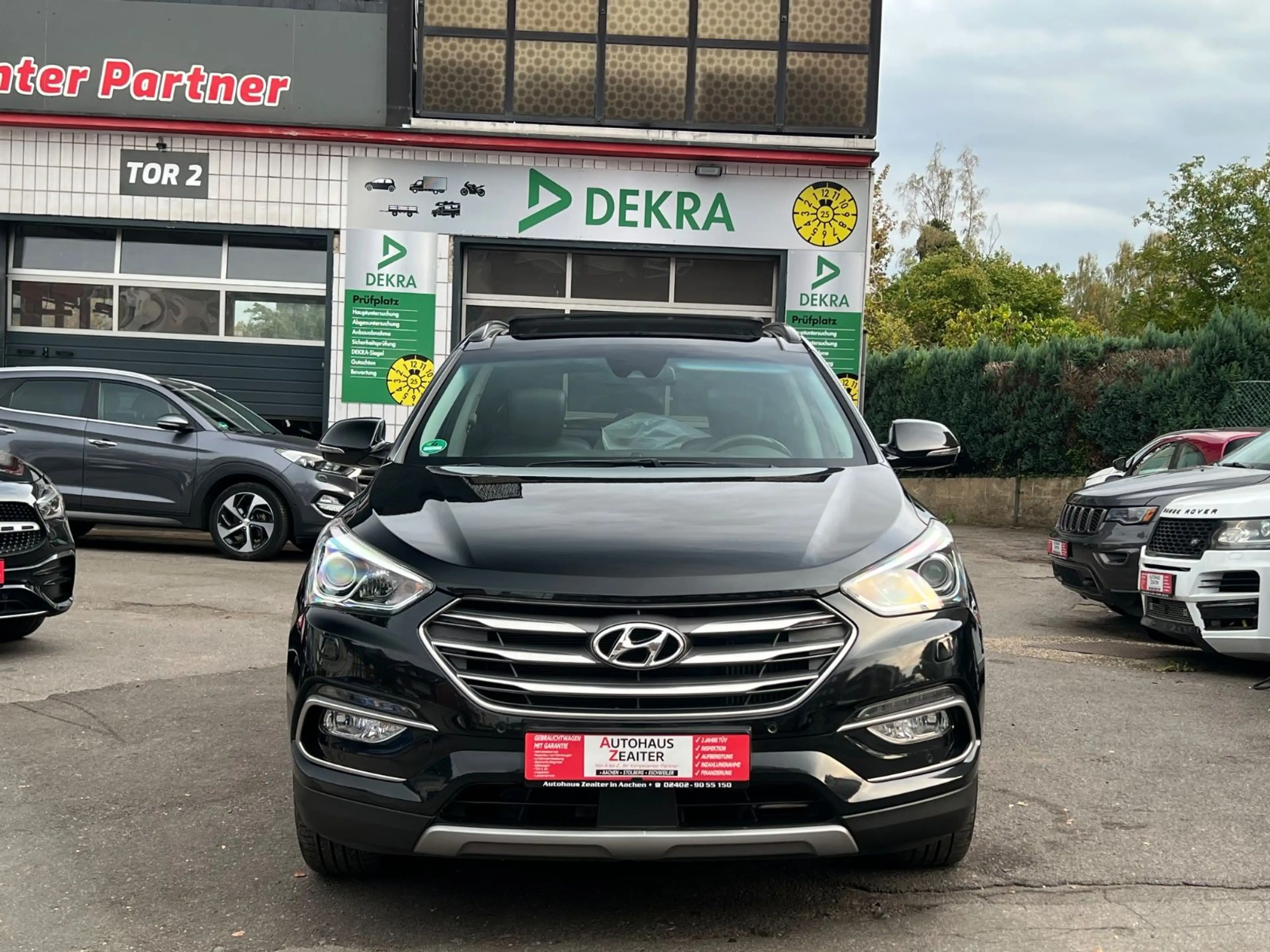 Hyundai SANTA FE blue Premium 4WD*Automatik* — photo 3