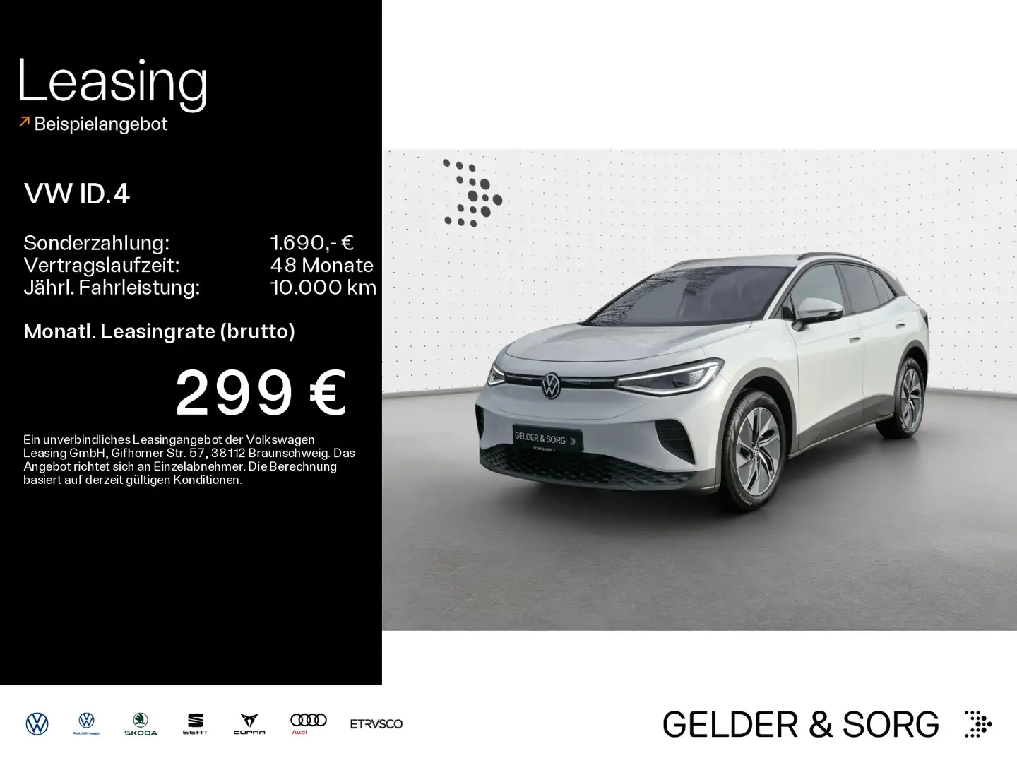 Volkswagen ID.4 Pure Performance Matrix*Navi*DAB+*AHK Weiß - 1