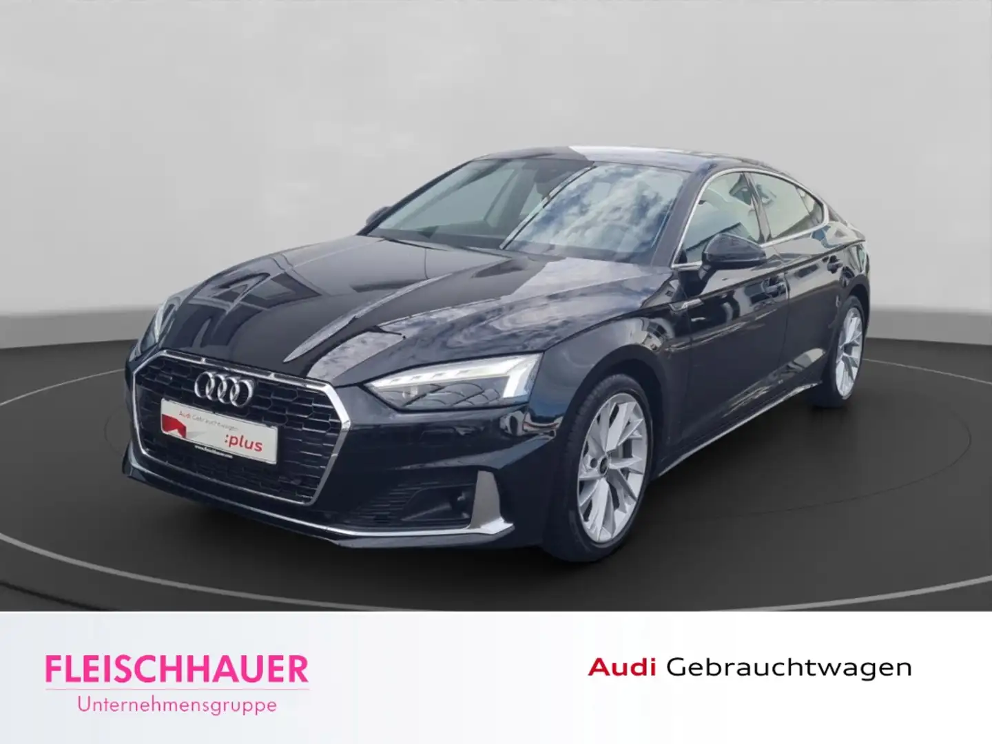 Audi A5 Sportback 45 TFSI quattro Matrix+AHK+APS-Plus+DAB Schwarz - 1