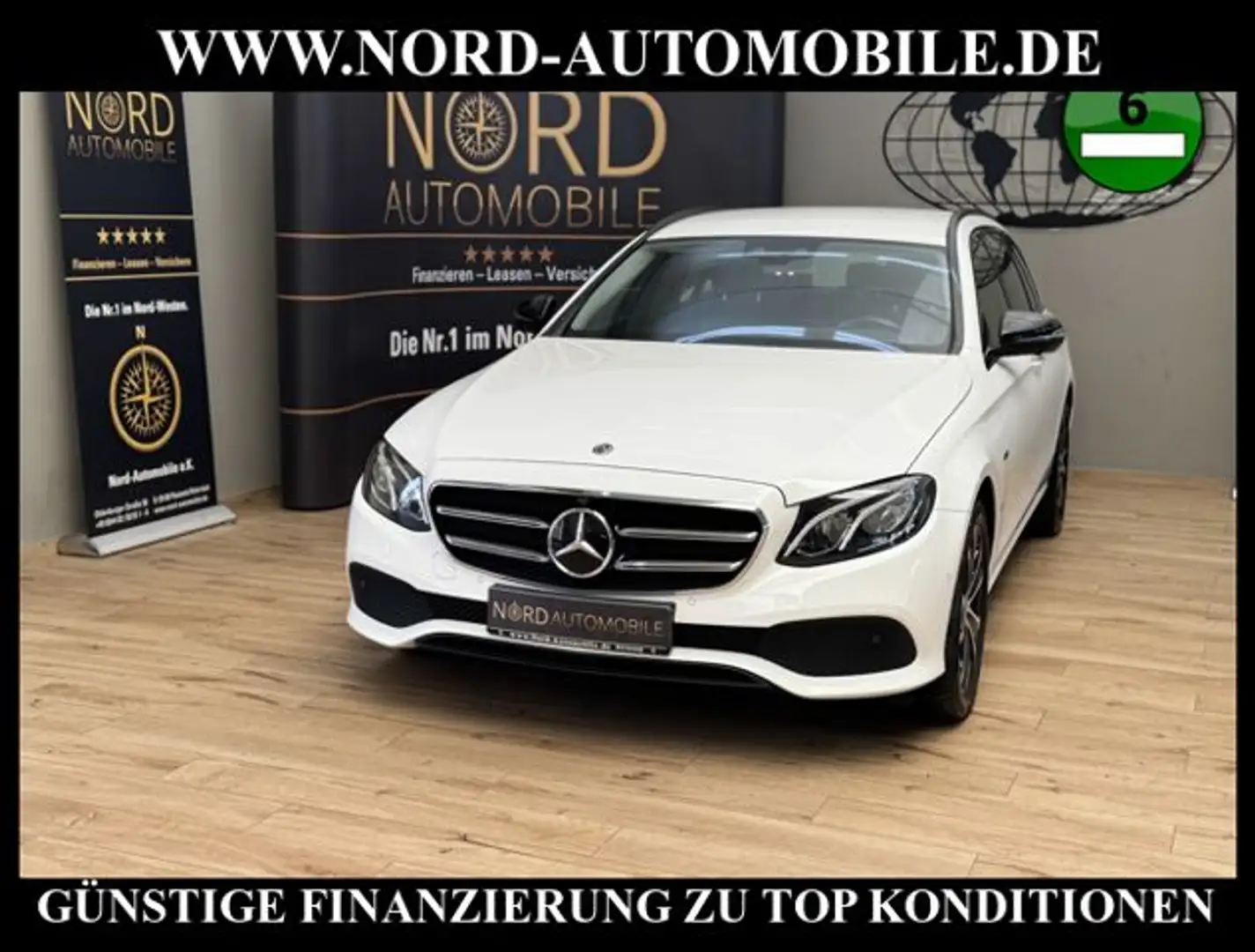 Mercedes-Benz E 300 de T Avantgarde *Distro+*Wide*360°*Memory* Avantg Білий - 1