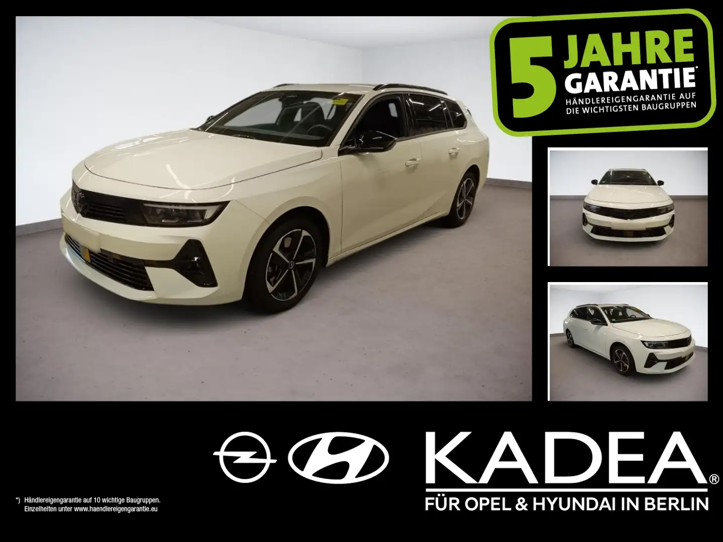 Opel Astra L 1.2 360°Kamera,Navi,PDC,Lenk+Sitzhzg., Weiß - 1