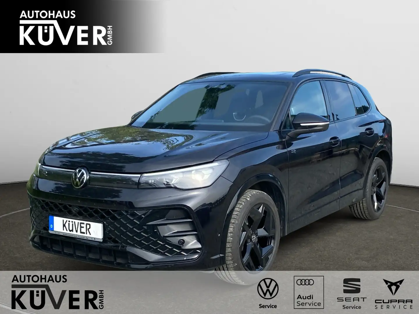 Volkswagen Tiguan R-Line 1,5 TSI DSG Navi+ACC+Pano+Matrix Schwarz - 1
