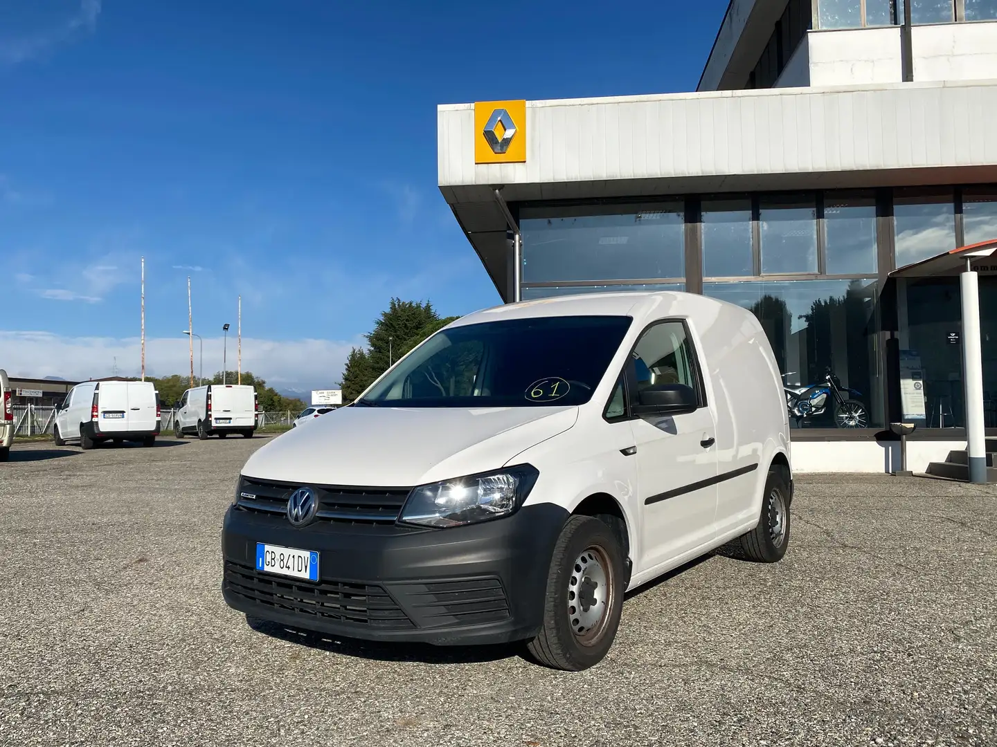 Volkswagen Caddy Van Metano Blanco - 1