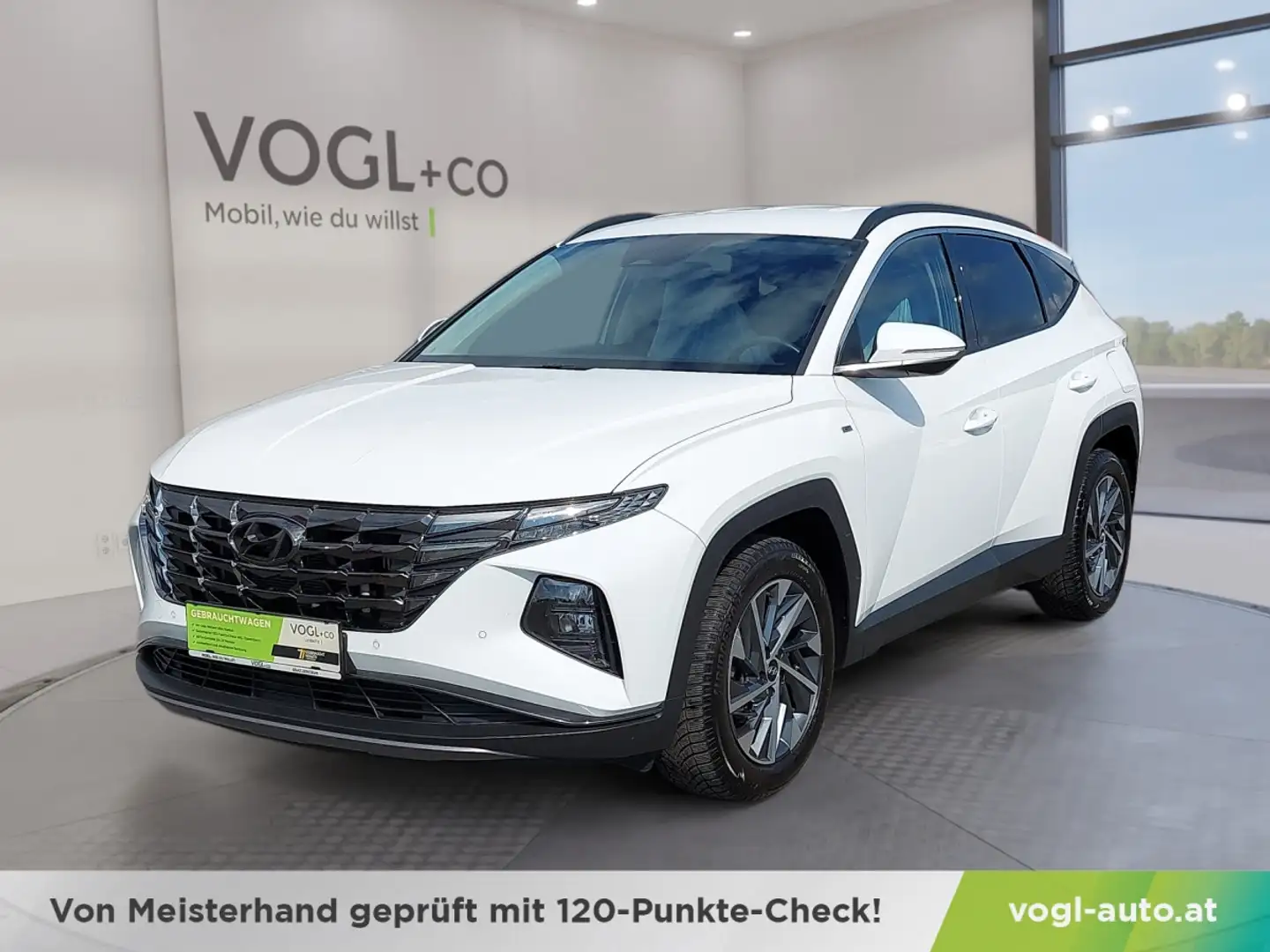 Hyundai TUCSON 1.6 T GDI 48V MHEV Trend Weiß - 1