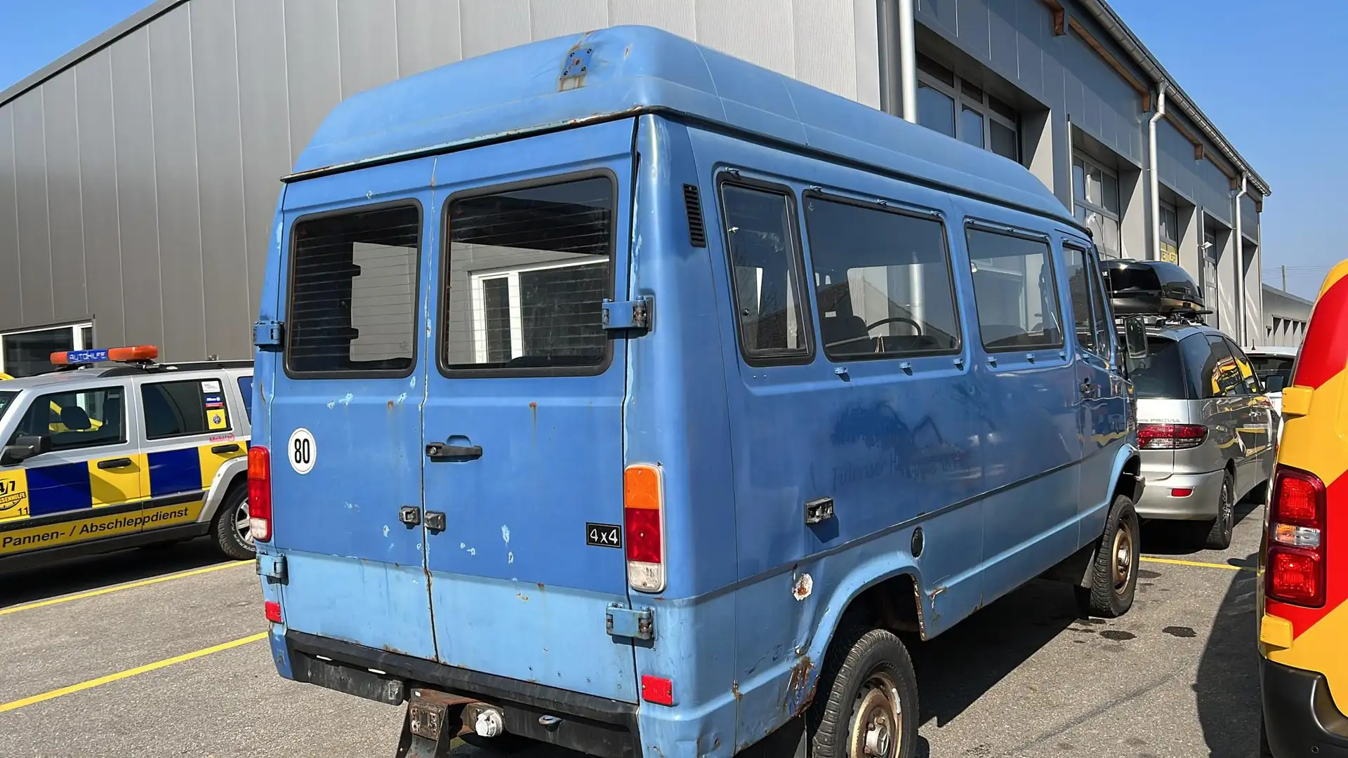 Mercedes-Benz T1 T1 310 1989 - 4x4 Larag Hochdach Blau - 2