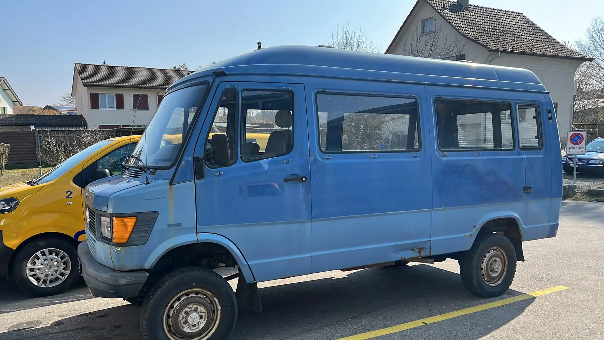 Mercedes-Benz T1 T1 310 1989 - 4x4 Larag Hochdach Blau - 1