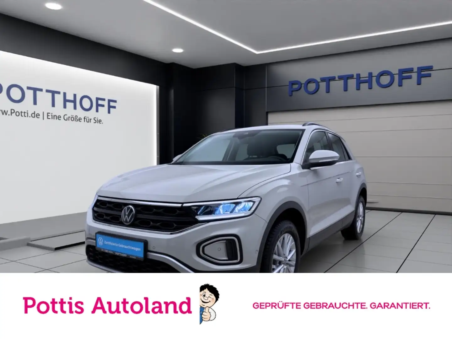 Volkswagen T-Roc 1.0 TSI LIFE KAMERA PDC LED DAB+ Grau - 1