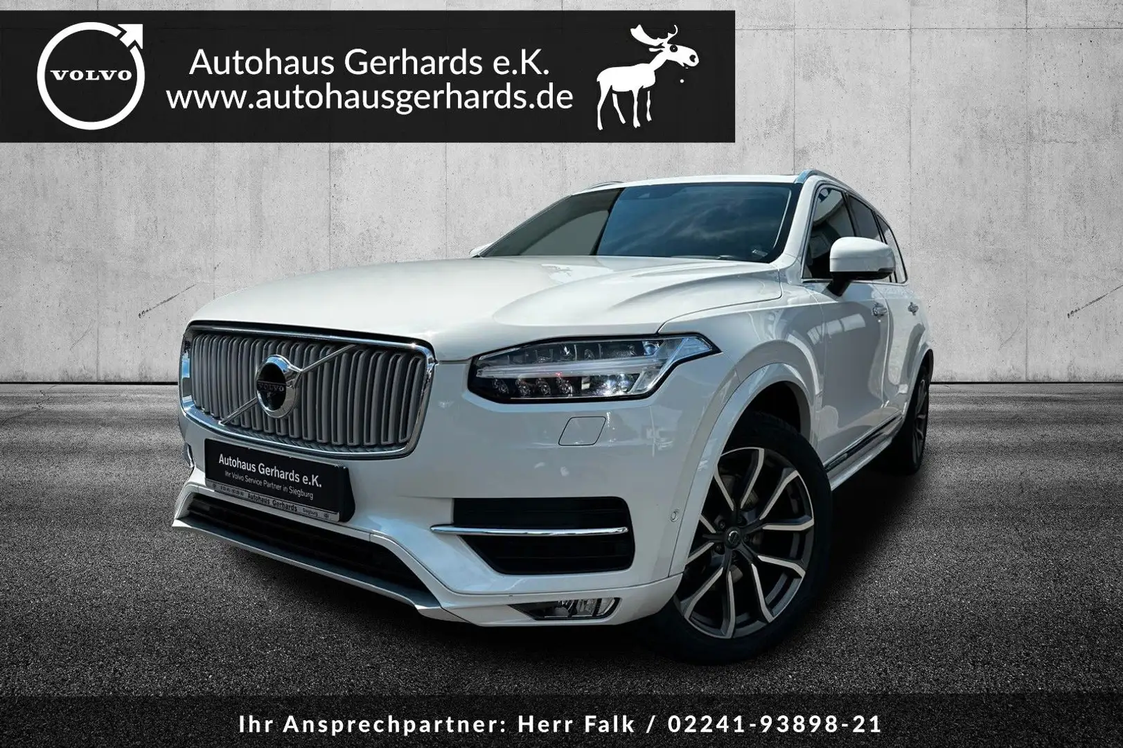 Volvo XC90 D5 AWD INSCRIPTION AHK,HEAD UP, 360°,BLIS Wit - 1